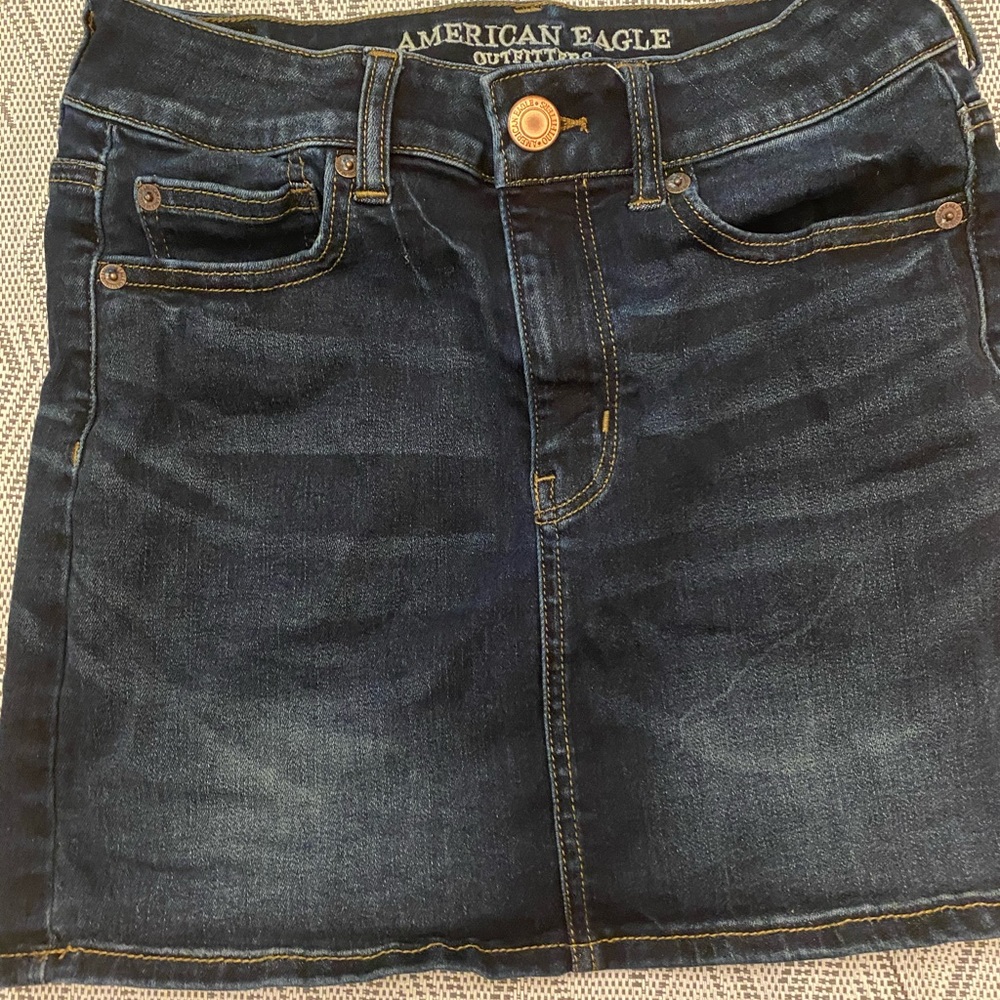 jean skirt